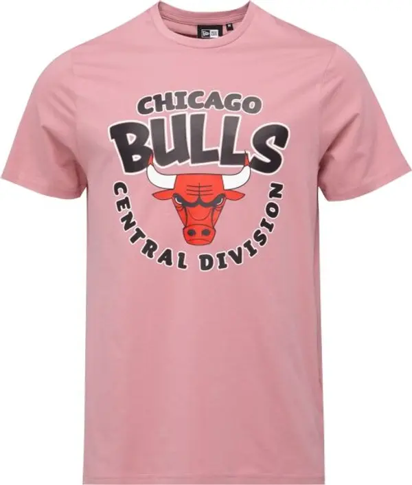 New Era New Era CHICAGO BULLS NBA BUBBLE WORDMARK Мъжка тениска, розово, размер