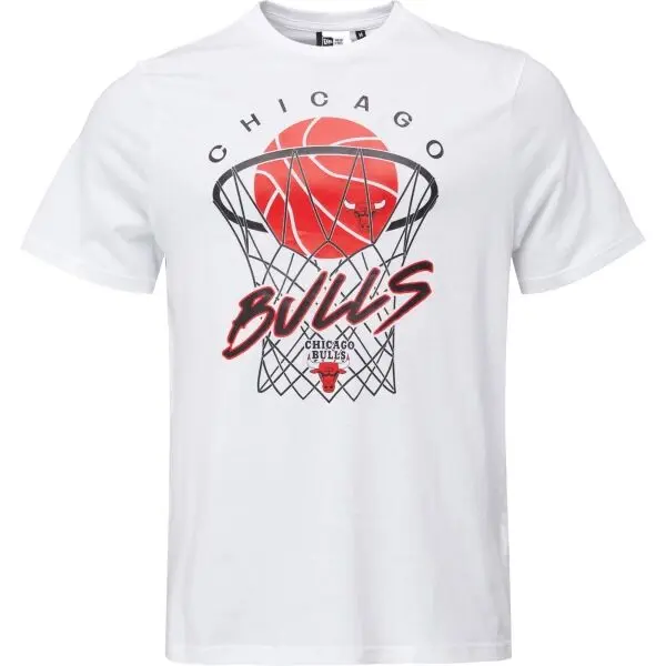 New Era New Era CHICAGO BULLS NBA NET Мъжка тениска, бяло, размер