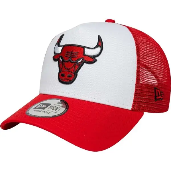 New Era New Era CHICAGO BULLS NBA SIDE PATCH 9FORTY TRUCKER Шапка с козирка, червено, размер UNI