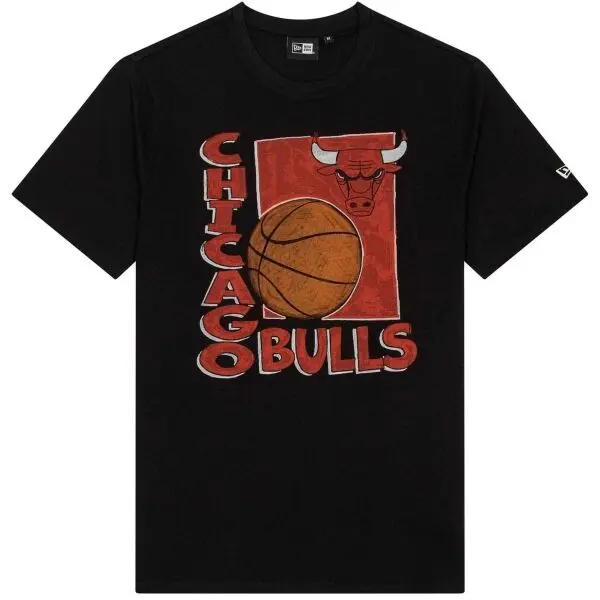 New Era New Era CHICAGO BULLS NBA WORDMARK Мъжка тениска, черно, размер
