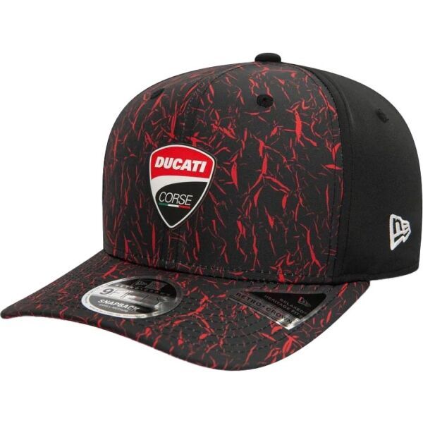 New Era New Era DUCATI MOTOR CRINKLE AOP 9FIFTY Шапка с козирка, черно, размер