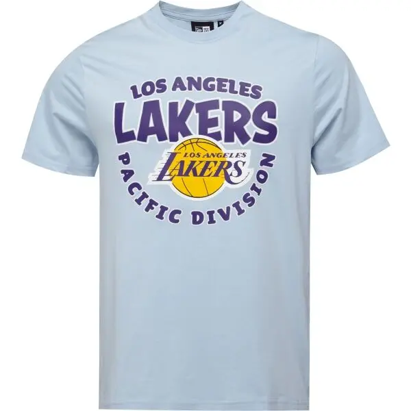New Era New Era LA LAKERS NBA BUBBLE WORDMARK Мъжка тениска, светлосиньо, размер