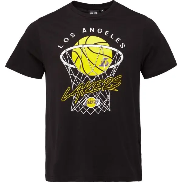 New Era New Era LA LAKERS NBA NET Мъжка тениска, черно, размер
