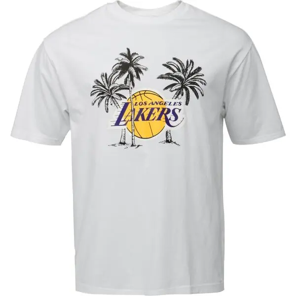 New Era New Era LA LAKERS NBA PALM TREE Мъжка тениска, бяло, размер