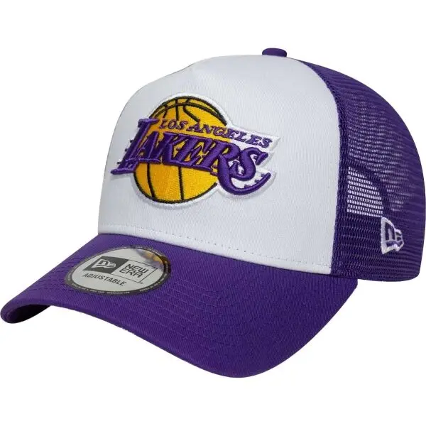 New Era New Era LA LAKERS NBA SIDE PATCH 9FORTY TRUCKER Шапка с козирка, лилаво, размер UNI