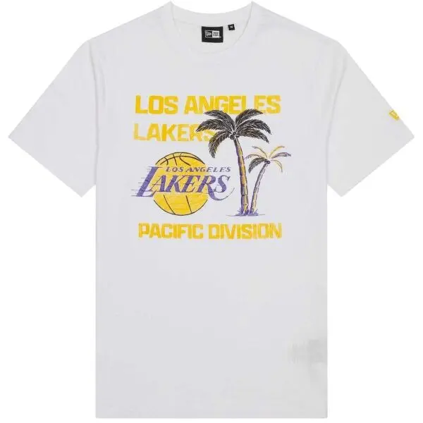 New Era New Era LA LAKERS NBA WORDMARK Мъжка тениска, бяло, размер