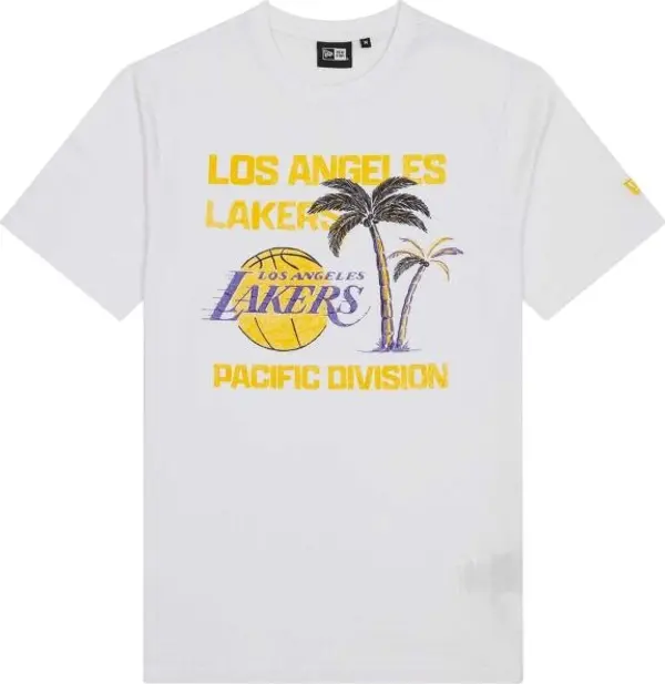 New Era New Era LA LAKERS NBA WORDMARK Мъжка тениска, бяло, размер
