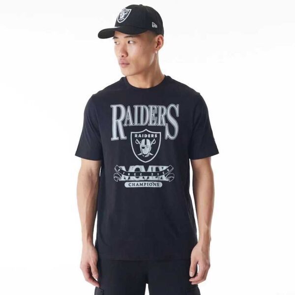 New Era New Era LAS VEGAS RAIDERS NFL CHAMPIONS Мъжка тениска, черно, размер