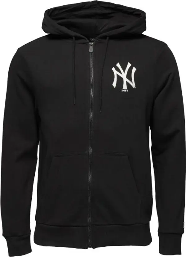 New Era New Era MLB ESSENTIALS FZ HOODY NEYYAN Мъжки суитшърт, черно, размер