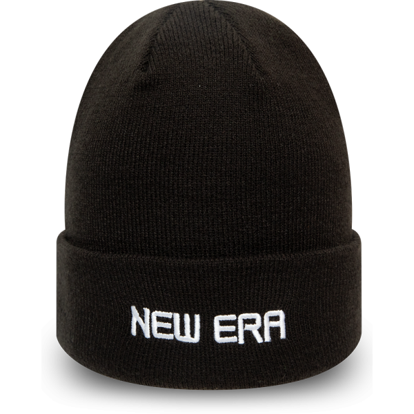 New Era New Era ESSENTIAL CUFF KNIT Универсална мъжка шапка, черно, размер UNI