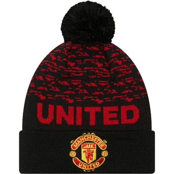 New Era New Era MARL BOBBLE CUFF BEANIE MANCHESTER UNITED Зимна шапка, черно, размер UNI