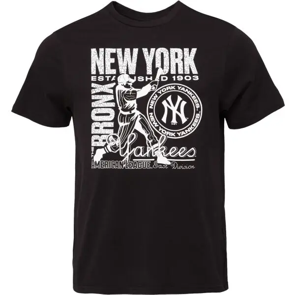New Era New Era NEW YORK YANKEES MLB DISTRESSED Мъжка тениска, черно, размер