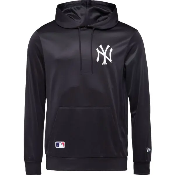 New Era New Era NEW YORK YANKEES MLB ESSENTIALS HOODIE Мъжки суитшърт, черно, размер