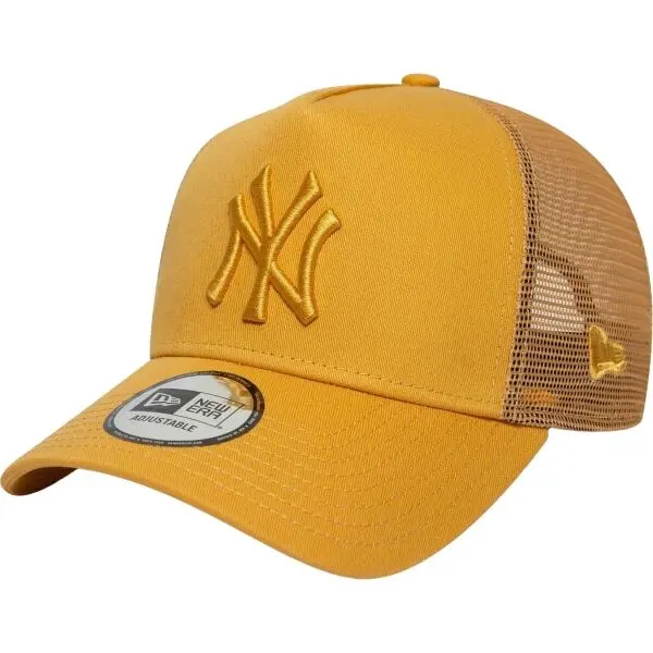 New Era New Era NEW YORK YANKEES MLB LEAGUE ESSENTIAL 9FORTY TRUCKER Шапка с козирка, бежово, размер UNI