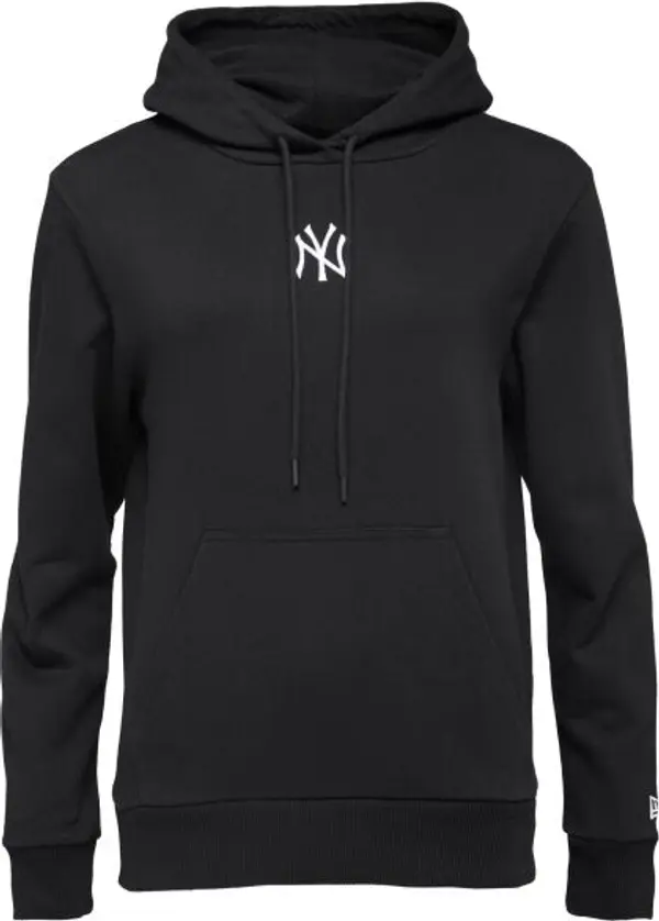 New Era New Era NEW YORK YANKEES MLB MIDI LEAGUE ESSENTIAL HOODIE Дамски суитшърт, черно, размер