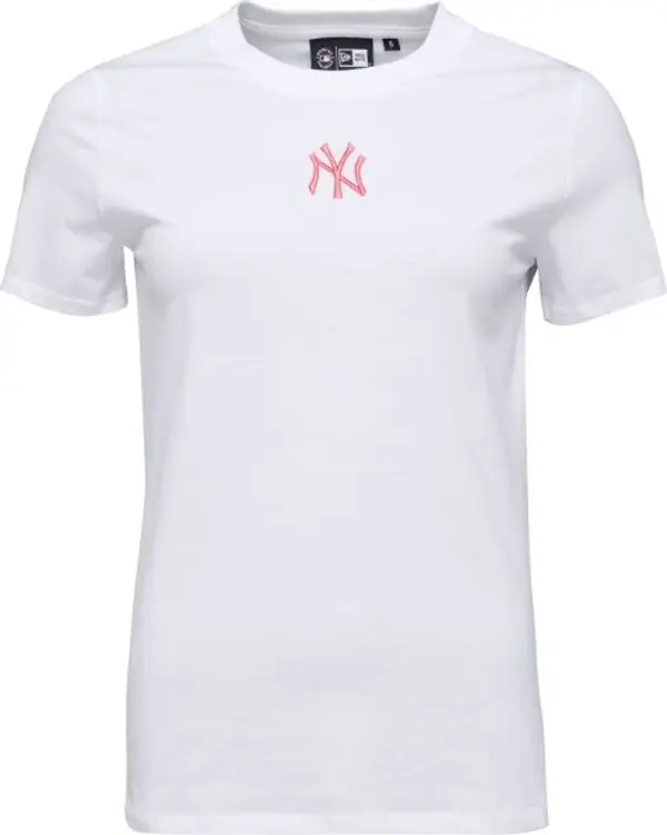New Era New Era NEW YORK YANKEES MLB MIDI LEAGUE ESSENTIAL T-SHIRT Дамска тениска, бяло, размер