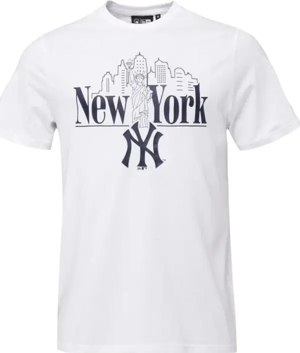 New Era New Era NEW YORK YANKEES MLB Мъжка тениска, бяло, размер