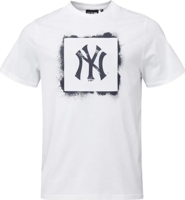 New Era New Era NEW YORK YANKEES MLB SPRAY STAMP Мъжка тениска, бяло, размер