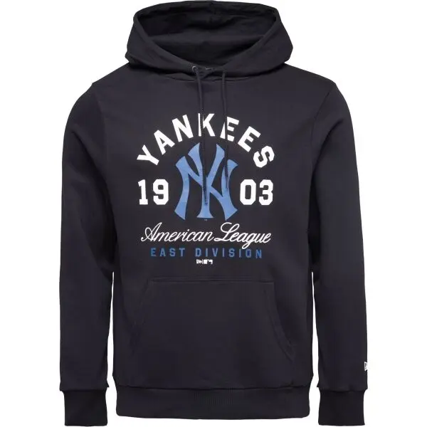 New Era New Era NEW YORK YANKEES MLB WORDMARK HOODIE Мъжки суитшърт, черно, размер