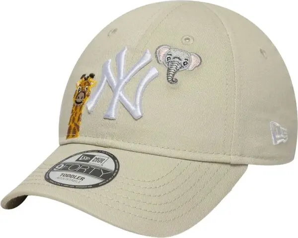 New Era New Era NEW YORK YANKEES TODDLER ANIMAL ICON 9FORTY Детска шапка с козирка, бежово, размер