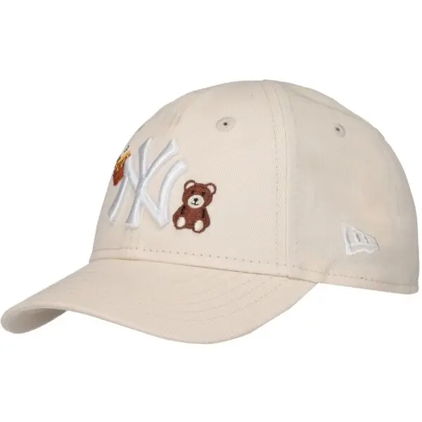 New Era New Era NEW YORK YANKEES TODDLER ANIMAL ICON 9FORTY Детска шапка с козирка, бежово, размер
