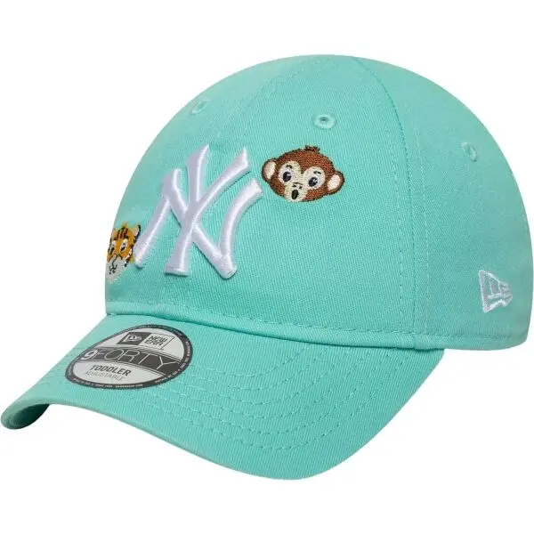 New Era New Era NEW YORK YANKEES TODDLER ANIMAL ICON 9FORTY Детска шапка с козирка, тюркоазено, размер