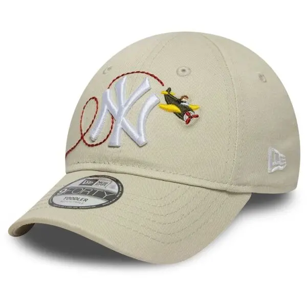 New Era New Era NEW YORK YANKEES TODDLER MLB PLANE ICON Детска шапка с козирка, бежово, размер