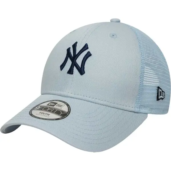 New Era New Era NEW YORK YANKEES YOUTH MLB HOMEFIELD 9FORTY TRUCKER Детска шапка с козирка, светлосиньо, размер