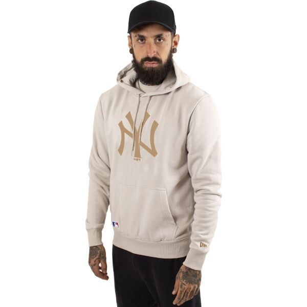 New Era New Era NOS MLB REGULAR HOODY NEYYAN Мъжки суитшърт, бежово, размер