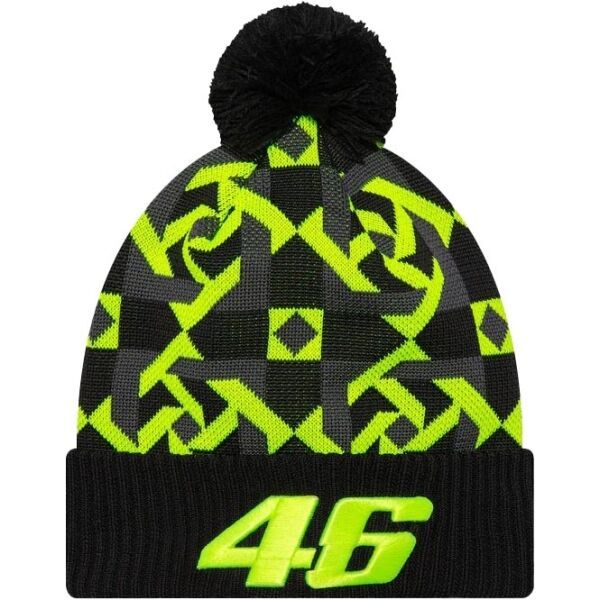 New Era New Era VR46 GEO CUFF BEANIE Зимна шапка, черно, размер