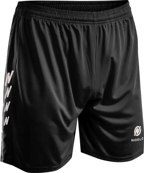 NIDELO NIDELO PLAYER SHORTS NANTES Спортни шорти, черно, размер