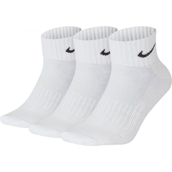 Nike Nike 3PPK VALUE COTTON QUARTER 3PPK VALUE COTTON QUARTER - Спортни чорапи, бяло, размер