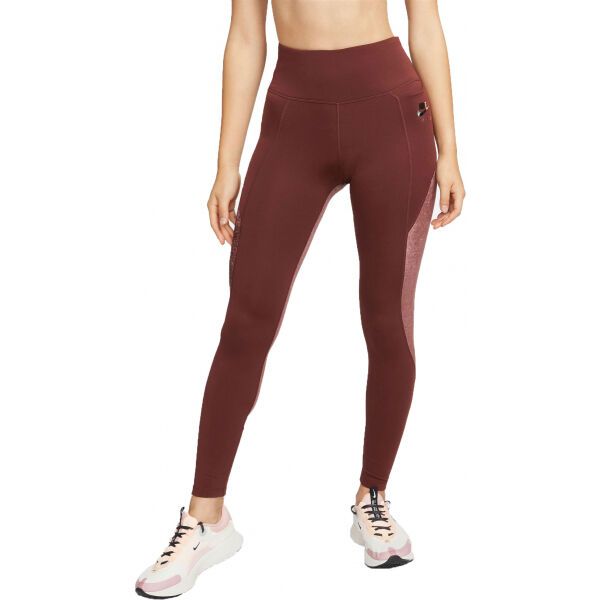 Nike Nike AIR  DF TIGHT BRW W Дамски клин за бягане, кафяво, размер