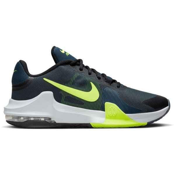 Nike Nike AIR MAX IMPACT 4 Мъжки баскетболни обувки, черно, размер 45.5