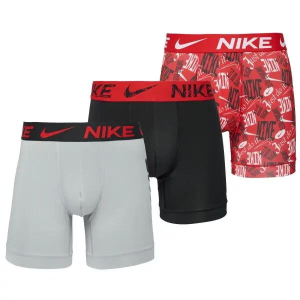Nike Nike BOXER BRIEF 3PK Мъжки боксерки, червено, размер