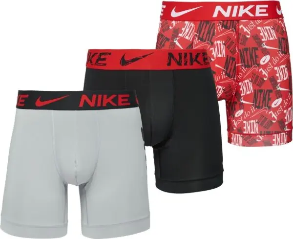 Nike Nike BOXER BRIEF 3PK Мъжки боксерки, червено, размер