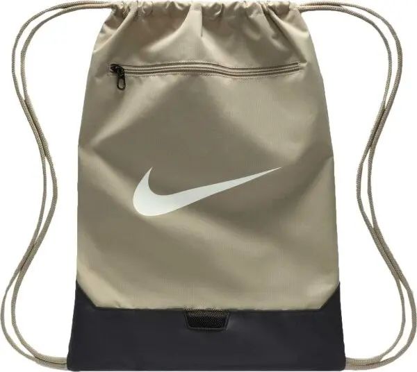 Nike Nike BRASILIA TRAINING GYM SACK Мешка, бежово, размер