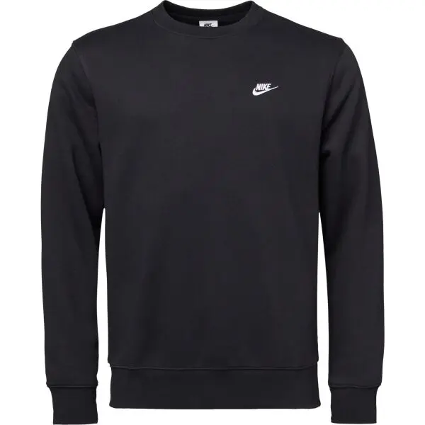 Nike Nike CLUB BB CREW Мъжки суитшърт, черно, размер