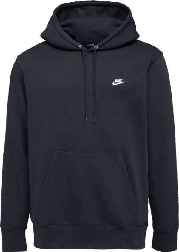 Nike Nike CLUB FLEECE PULLOVER HOODIE Мъжки суитшърт, черно, размер XXL