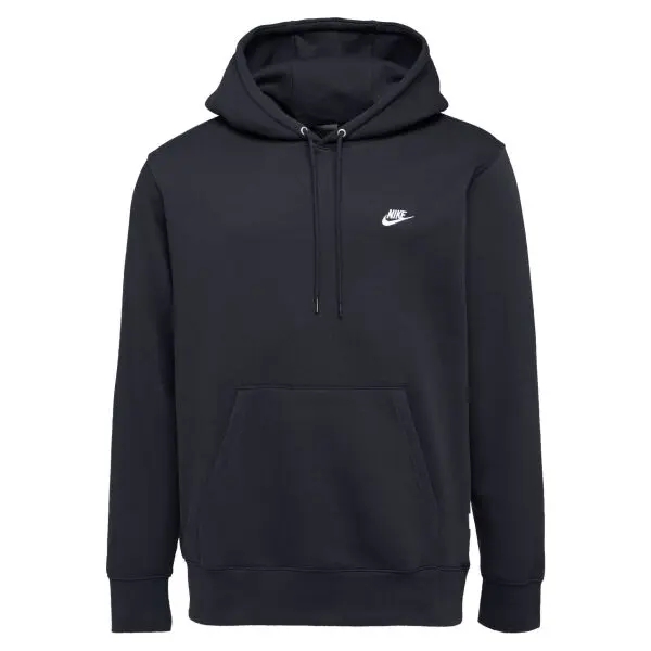 Nike Nike CLUB FLEECE PULLOVER HOODIE Мъжки суитшърт, черно, размер