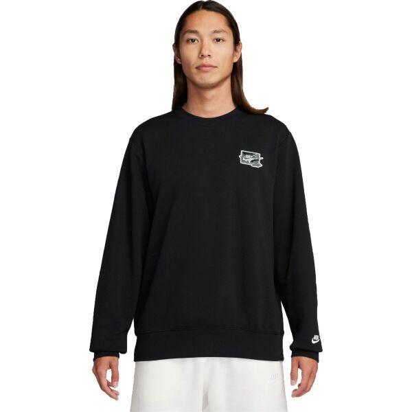 Nike Nike CLUB Мъжки суитшърт, черно, размер