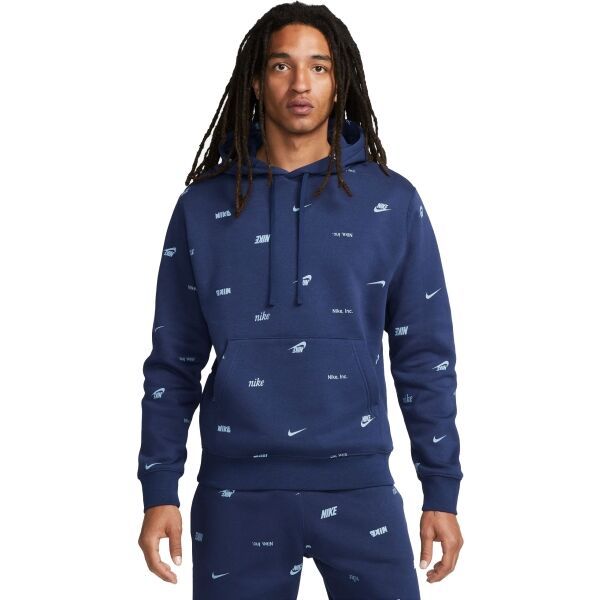 Nike Nike CLUB+ Мъжки суитшърт, тъмносин, размер