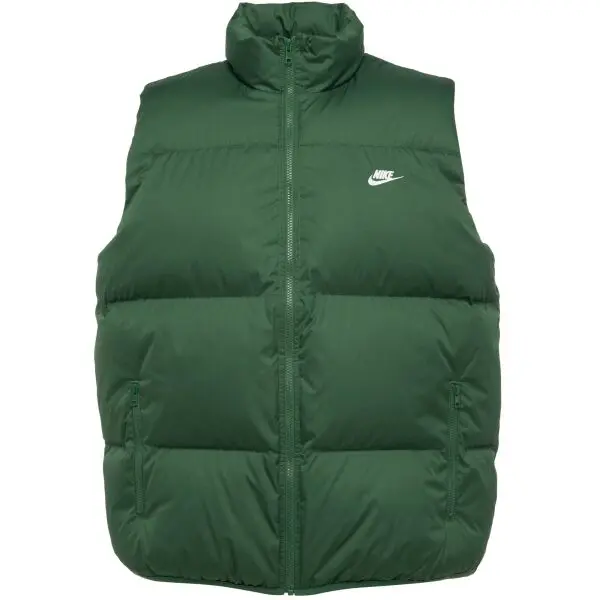 Nike Nike CLUB PUFFER Мъжки елек, тъмнозелено, размер