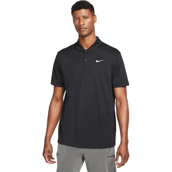 Nike Nike COURT DRI-FIT Мъжка тениска, черно, размер