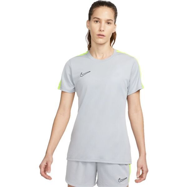 Nike Nike DF ACD23 TOP SS BRANDED Дамска тениска за тренировка, сиво, размер