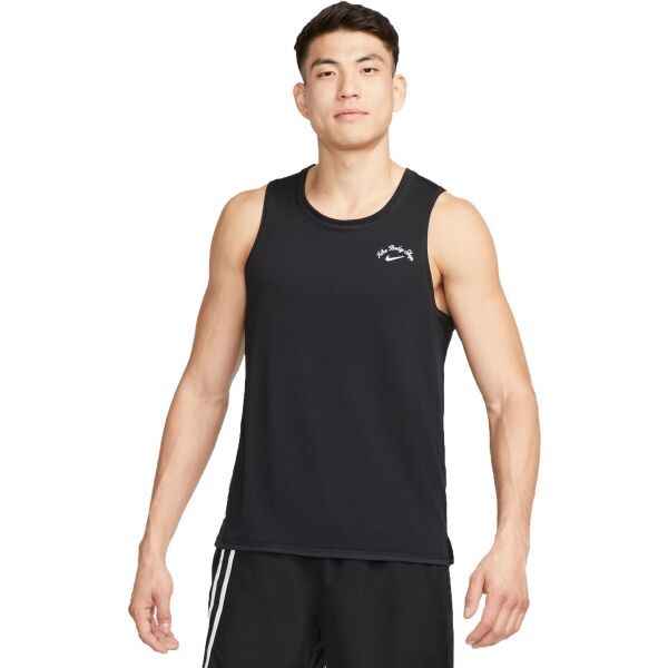 Nike Nike DF MILER TANK DYE Мъжки потник, черно, размер