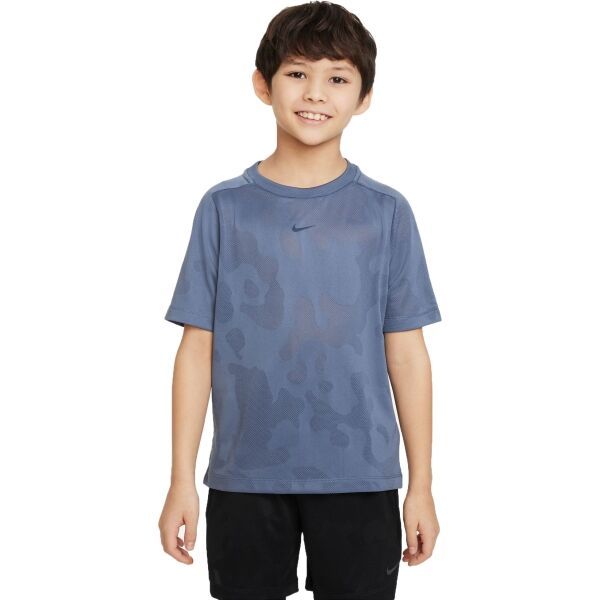 Nike Nike DF MULTI + SS GEAR DOWN Момчешка тениска, синьо, размер