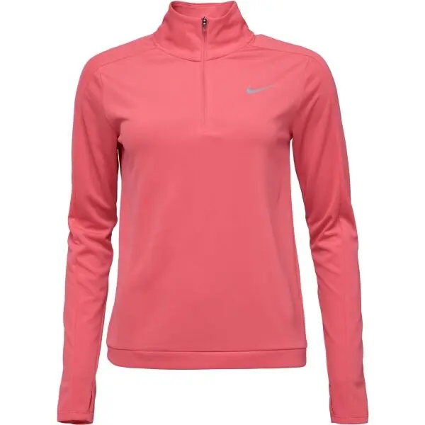 Nike Nike DF PACER HZ Дамски суитшърт за тренировка, розово, размер