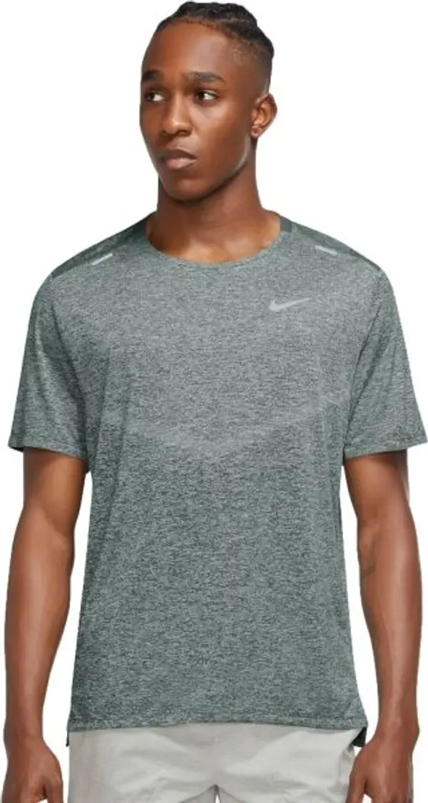 Nike Nike DF RISE 365 SS Мъжка тениска за бягане, зелено, размер