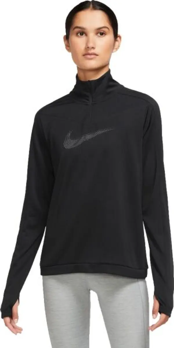 Nike Nike DF SWOOSH HBR HZ PACER Дамско яке за бягане, черно, размер